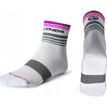 Pánské ponožky Cyklistické Ponožky Author ProLite X0 bílé a šedé 41-44