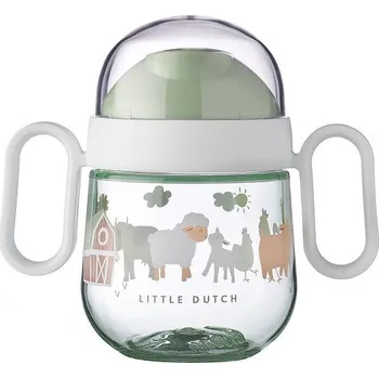 Dětský nepropustný hrnek Mio s pítky a úchyty, 200ml, 6m+, Mepal, farma