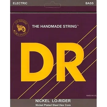 Struna pro kytaru a smyčcový nástroj DR NLH 40-120 NICKEL LO-RIDER BASS - Struny na baskytaru