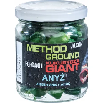 Návnadová surovina Kukuřice Giant JAXON METHOD GROUND 125G Anýz