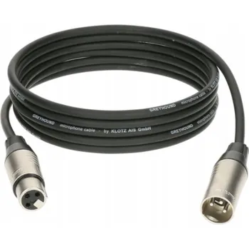 Audio kabel XLR - XLR kabel Klotz GREYHOUND 0,5 m