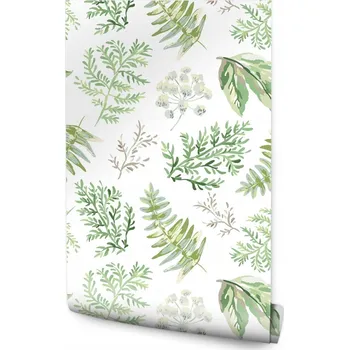 Fototapeta Tapeta luční rostliny LÍSTKY květy do jídelny