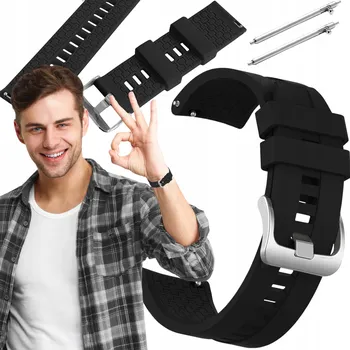 Řemínek na hodinky Řemínek ChronSmarta pro Xiaomi 20mm černý