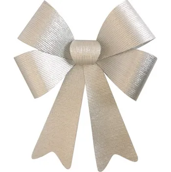 Party dekorace Chaks Dekorační mašle - stříbrná 36,5 x 50,8 cm