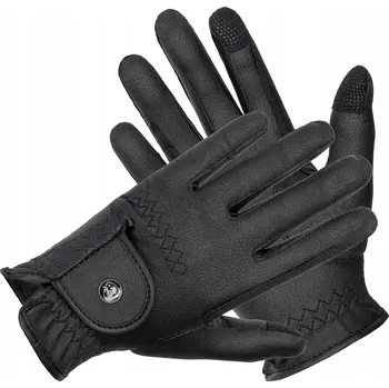 Dámské jezdecké rukavice EQUESTRIAN QUEEN Zanzibar černé XXL