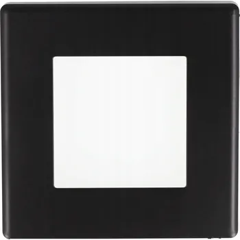 Elektrická zásuvka RÁMEČEK JEDNODUCHÝ PLASTOVÝ ČERNÝ PRO ZÁSUVKY A VYPÍNAČE FrameLite 1F
