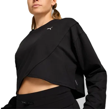 Dámská mikina Mikina Puma CLOUDSPUN CROSSOVER CREW - SHORT 525879-01 Velikost M