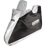 OXFORD AQUATEX SCOOTER HIGHSCREEN TOPBOX VODOTĚSNÝ KRYT PRO SKÚTR S HIGHSCREENEM A KUFREM BARVA ŠEDÁ/ČERNÁ UNIVERZÁLNÍ VELIKOST