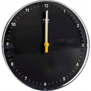 Hodiny Nástěnné hodiny Braun BC26B-DCF řízené rádiem - 23 cm - Plynulý chod vteřinové ručičky