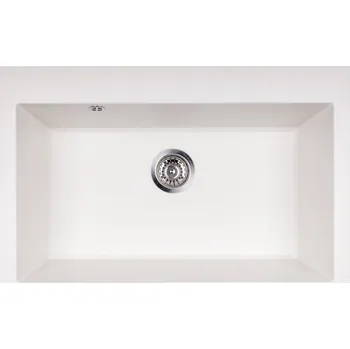 Granitový dřez Jednokomorový dřez Brenor granit bílý