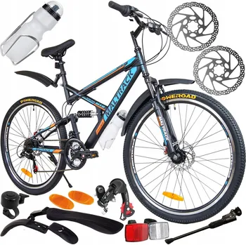 Horské kolo Horské kolo MTB MalTrack Target, rám 18 palců, kolo 26", modré