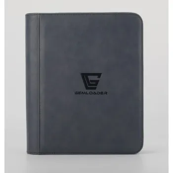 Sběratelství Premium Album na toploadery 112 ks se zipem, šedé