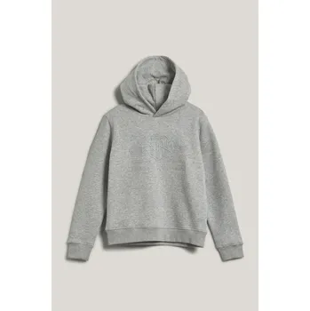 Dívčí mikina MIKINA GANT TONAL AS HOODIE LIGHT GREY MELANGE