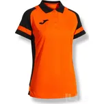 Dámská polokošile JOMA LIDER, barva oranžová - černá, velikost 2XL
