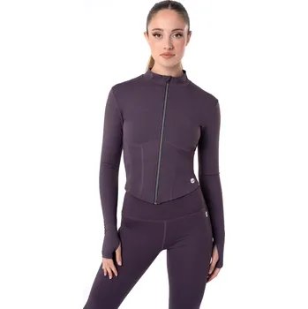 Dívčí svetr Intermezzo,Atraktivní mikina pro krasobruslařky 6637, fialová 140-152