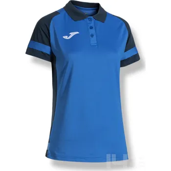 Dámské tričko Dámská polokošile JOMA LIDER, barva modrá - tmavě modrá, velikost 2XS