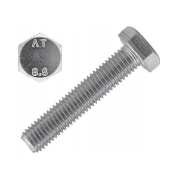Šroub ŠROUB M8x40 tř. 8.8 METRICKÉ ŠROUBY 10 ks pozink