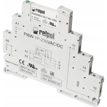 Relé INTERFACIOVÉ RELÉ RELPOL PIR6W-1P-230VAC/DC