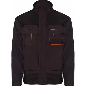 Moto bunda Ochranná pracovní bunda mikina do práce, odnímatelné rukávy, vesta BOZP 58 XL