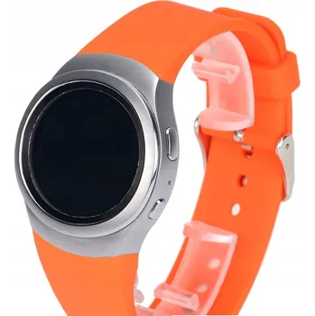 Řemínek na hodinky Silikonový Řemínek pro Samsung Gear S2 / R720 / Velikost L / Oranžový