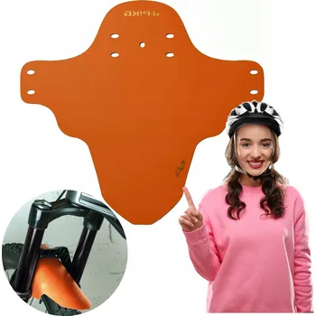 Blatník na kolo BLATNÍK NA KOLO 24-29" MTB PŘEDNÍ ENDURO ORANŽOVÝ MATNÝ R-15