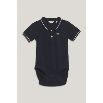 Kojenecký body BODY GANT CONTRAST TP PIQUE BODY MARINE