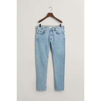 Chlapecké kalhoty DŽÍNY GANT SLIM JEANS LIGHT BLUE