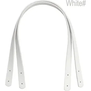 Kabelka 2ks odnímatelný popruh z PU kůže pro dámskou kabelku | Ramenní popruh, DIY příslušenství 2 ks - Bílý