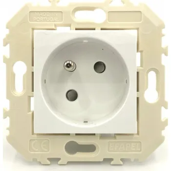Elektrická zásuvka EFAPEL QUADRO45 ZÁSUVKA S UZEMNĚNÍM 45112 KWBR