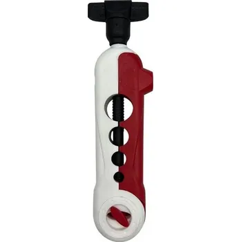 Rybářský naviják Navíječ na vlasec | rybářské nářadí - bílá červená