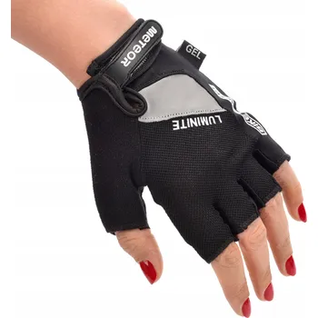 Cyklistické rukavice Cyklistické rukavice Meteor S černé