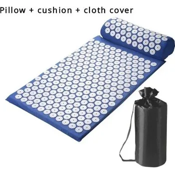 Akupresurní podložka Masážní podložka pro úlevu od bolesti | akupresurní podložka typu Pranamat - Modrá