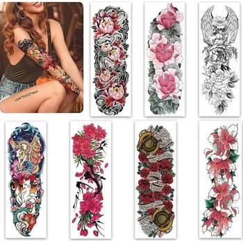 Tetování Dočasné voděodolné tetování na paži | samolepky na tělo - náhodný motiv 3 ks