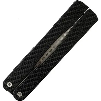 Diamantový brousek na nože oboustranný | kuchyňský nástroj - 1ks diamantová černá