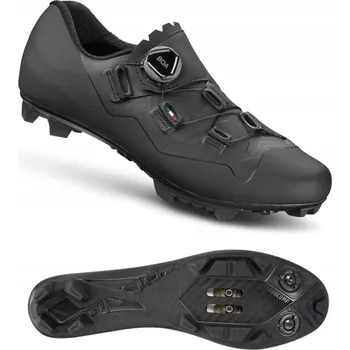 Pánské cyklistické tretry CRONO tretry MTB CX-3.5-22 černé kompozitové, velikost 45