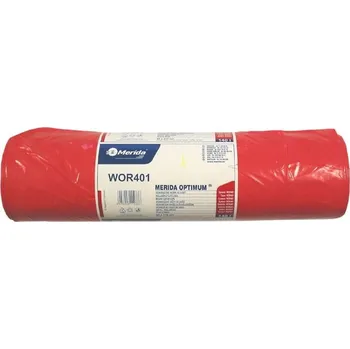 Pytle na odpadky Univerzální pytle na odpad Merida PYTLE NA ODPAD ČERVENÉ 160 l 25 ks