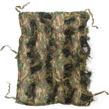 Dětská deka MMB Deka maskovací přikrývka kamuflážní síťovina Ghillie Blanket 1.4 MMB® Woodland (140 x 100 cm)