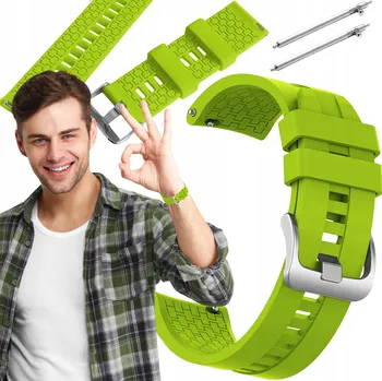 Řemínek na hodinky Řemínek ChronSmarta pro Xiaomi 22mm zelený