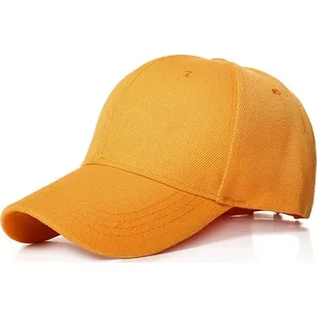 Kšiltovka Baseballová čepice unisex | letní kšiltovka - Tmavě žlutá,Nastavitelný