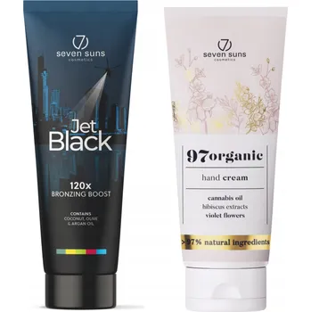 Péče o ruce 7suns Jet Black Bronzer 250 ml + Krém na ruce 75 Ml