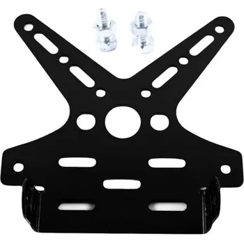 Držák SPZ Držák spz moto z hliníku | držák značky - Černý