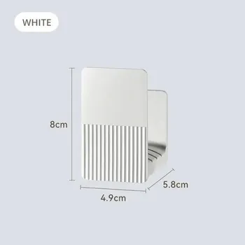 Držák na poklice závěsný | Kuchyňský organizér na zeď 2 ks - 2ks bílé