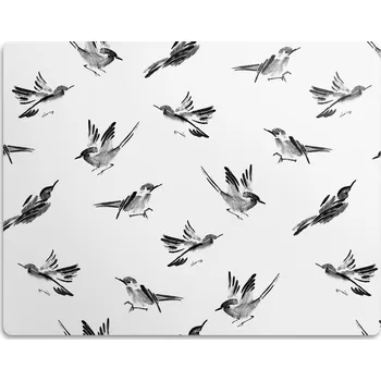 Miska pro psa Ochranná podložka pod misky pro psa Vrabci ptáci 60x40