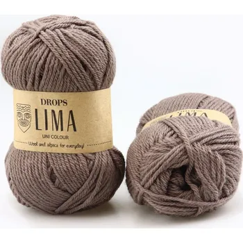 Příze Drops Lima UNI 5310 hnědošedá