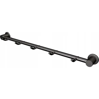 Věšák Tyč s háčky na kolíčky Andex černá