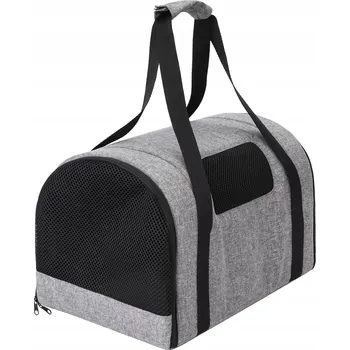 přepravka pro zvíře Přepravka pro psy PillowPrim šedá M 27 cm x 39 cm 28 cm