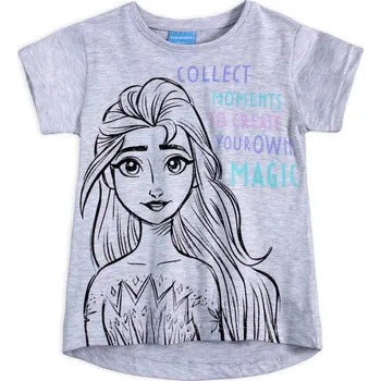 Dívčí tričko Dívčí tričko DISNEY FROZEN MAGIC šedé Velikost: 110