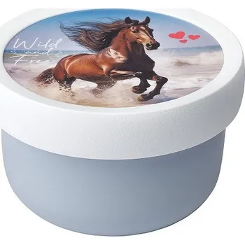 Svačinový box Krabička na svačinu Campus, 300ml, Mepal, divoký kůň