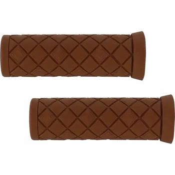 GRIPY NA ŘIDÍTKA KOLA HNEDÉ 90mm