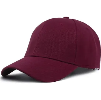 Čepice Baseballová čepice unisex | sportovní čepice - Bordó,Nastavitelný